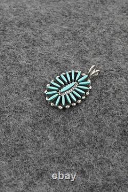 Turquoise & Sterling Silver Pendant Fritzon Owaleon