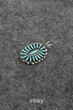 Turquoise & Sterling Silver Pendant Fritzon Owaleon