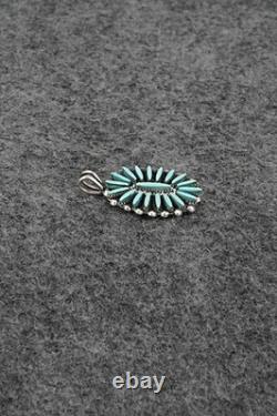 Turquoise & Sterling Silver Pendant Fritzon Owaleon