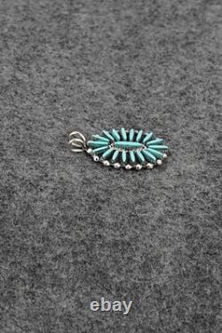 Turquoise & Sterling Silver Pendant Fritzon Owaleon