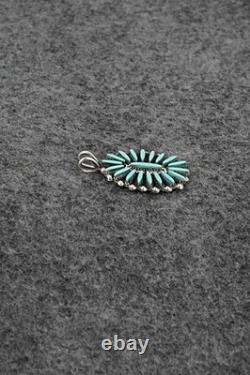 Turquoise & Sterling Silver Pendant Fritzon Owaleon