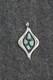 Turquoise & Sterling Silver Pendant Wilbur Iule