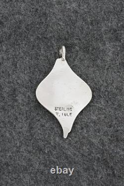 Turquoise & Sterling Silver Pendant Wilbur Iule