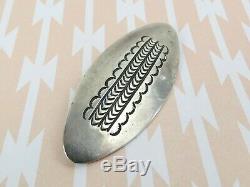 US Navajo 70 sterling silver vintage brooch pin