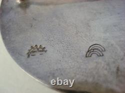 VINTAGE Maynard Talaheftewa HOPI STERLING SILVER KACHINA PIN NECKLACE PENDANT