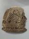 Vintage Signed Native American Indian Face Pin / Pendant Overlay