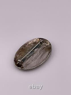 VTG Native American Sterling Silver Handmade Handcrafted Pin Brooch