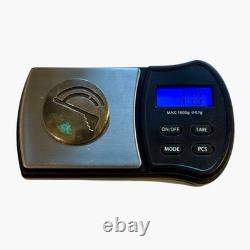 VTG Post WWII Era Native American Hopi Water Wave Design Turquiose Inlay Brooch