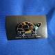 Vtg Zuni Sterling Silver Turtle Pin Brooch Native American Mosaic Inlay Unsigned