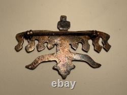 Vintage 1930's Native American Silver Pin Mythological Knifewing