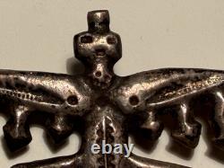 Vintage 1930's Native American Silver Pin Mythological Knifewing