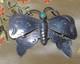 Vintage 925 Sterling Butterfly Pin Brooch Native American Turquoise