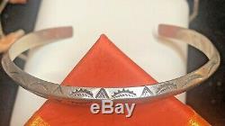 Vintage Estate Sterling Silver Native American Cuff Bracelet 2 Necklace & Pin