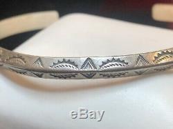 Vintage Estate Sterling Silver Native American Cuff Bracelet 2 Necklace & Pin