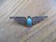 Vintage Fred Harvey Era Thunderbird Turquoise Sterling Pin Brooch Old Pawn