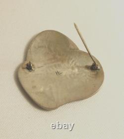 Vintage Hopi S. S. Quail Pin, HL Block Letters On Back, Estate Sale Find