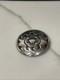 Vintage Hopi Sterling Silver Overlay Turtle Sun Pin Pendant 8.9g