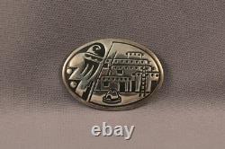 Vintage Hopi Sterling Silver Pictorial Pin