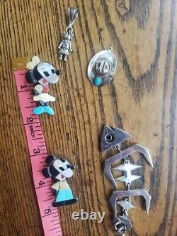 Vintage Minnie Mouse Pin Pendant Native AMERICAN RARE MINT