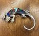 Vintage Native American Navajo Pin Sterling Silver Hat Pin Old Pawn Signed