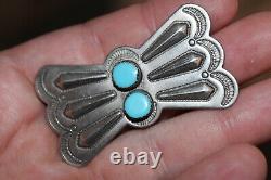 Vintage Native American Silver Turquoise Brooch/Pin