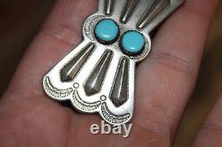 Vintage Native American Silver Turquoise Brooch/Pin