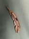 Vintage Native American Sterling Feather Pin With Opal And Lapis