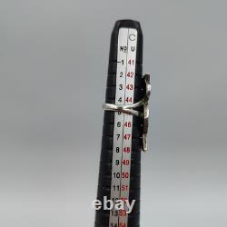 Vintage Native American Sterling Silver Inlay Owl Lot Brooch & Pin & Ring Sz 3.5