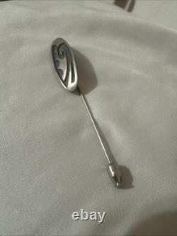 Vintage Native American Stick Pin Sterling Silver Hat Pin