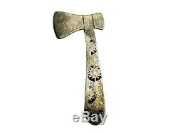 Vintage Native American Style Sterling Silver Tomahawk Pin/Brooch with Patina