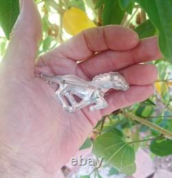 Vintage Native American Taxco TS-01 Sterling Silver large Horse Pendant/pin