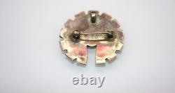 Vintage Native American Zuni Sunface Pin/Pendant 1 1/4 Inch Diameter 7.3 Grams