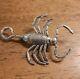 Vintage Native Sterling Scorpion Brooch