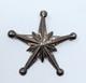 Vintage Navajo Five Star Brooch/pendant Possibly Sterling Silver