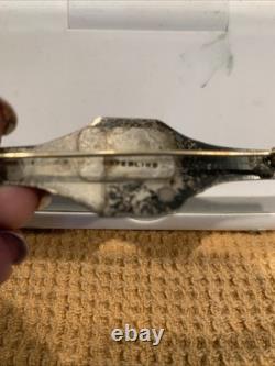 Vintage Navajo Indian Sterling Silver Turquoise Thunderbird Pin Brooch