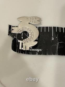 Vintage Navajo Native American Sterling Silver 925 Rabbit Pin Brooch 12.9g