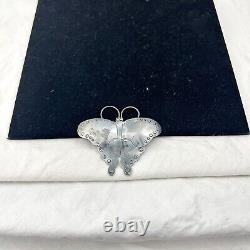 Vintage Navajo Silver Butterfly Pin