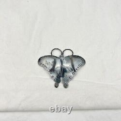 Vintage Navajo Silver Butterfly Pin