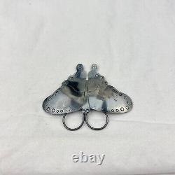 Vintage Navajo Silver Butterfly Pin