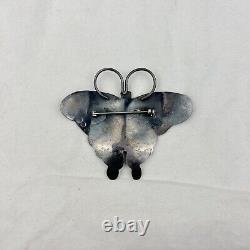 Vintage Navajo Silver Butterfly Pin