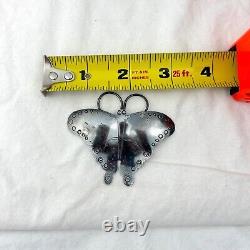 Vintage Navajo Silver Butterfly Pin