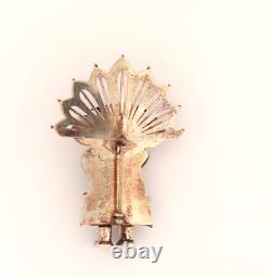 Vintage Navajo Sterling Silver Kachina Bolo Pin/Brooch Signed Hu-Chu-Tse VINTAGE