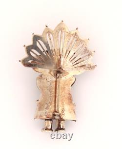 Vintage Navajo Sterling Silver Kachina Bolo Pin/Brooch Signed Hu-Chu-Tse VINTAGE