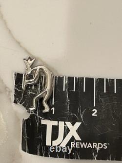 Vintage Navajo Sterling Silver Kokopelli Flute Player Pin Brooch