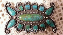 Vintage Navajo Sterling & Turquoise Pin/Brooch Signed R H Boyd
