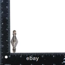 Vintage Navajo sterling silver chiseled repousse pin