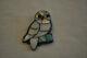 Vintage Porfilio Sheyka Zuni Inlay Snowy Owl Pin/pendant