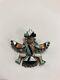 Vintage Signed Zuni Pin Mosiac Inlay Sterling Silver Knifewing