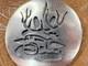 Vintage Silver Hopi Pendant Or Brooch By Alvin Taylor Antlered Kachina Figure