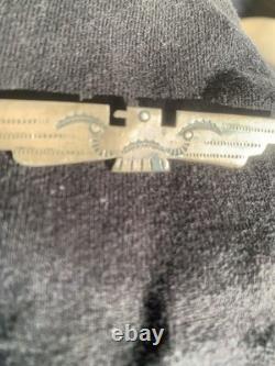 Vintage Silver Navajo Thunderbird Pin Engraved